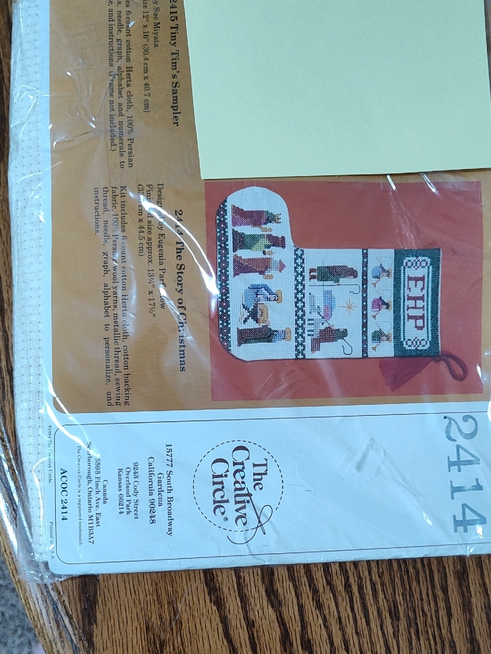 Christmas Stocking Cross Stitch Kit - Multicolor